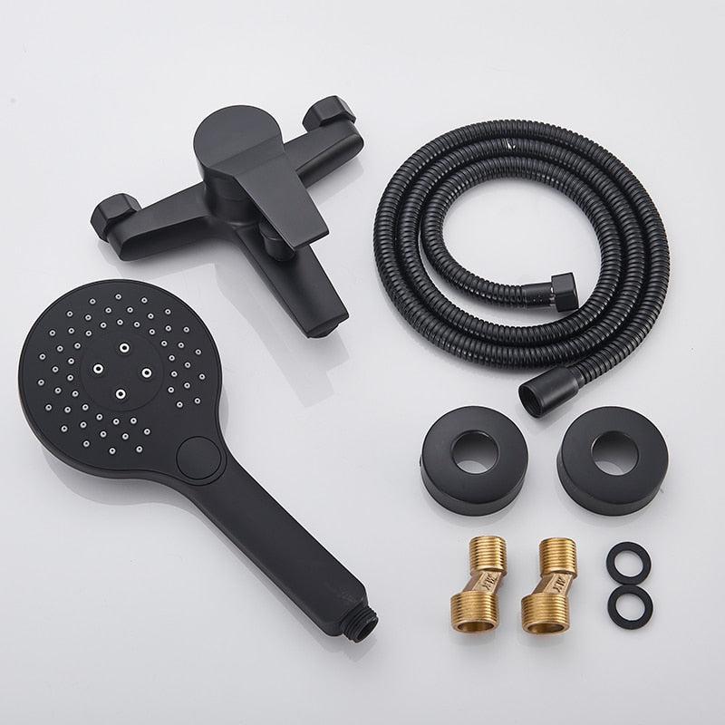 Shower Faucet - Square Bathtub Shower Faucets Floor Standing Faucet Hot Cold Water Tap