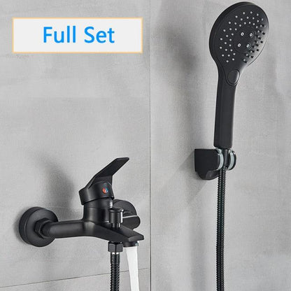 Shower Faucet - Square Bathtub Shower Faucets Floor Standing Faucet Hot Cold Water Tap