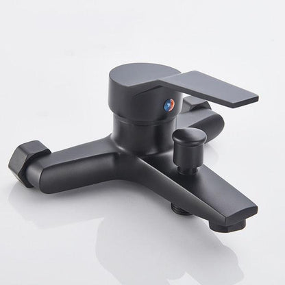 Shower Faucet - Square Bathtub Shower Faucets Floor Standing Faucet Hot Cold Water Tap