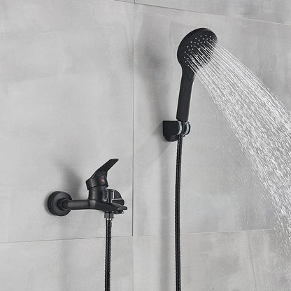 Shower Faucet - Square Bathtub Shower Faucets Floor Standing Faucet Hot Cold Water Tap