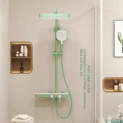 Shower Head Set Made Of High-Quality Copper Material And 304 Stainless Steel Shell With A Lifting Rotating Cute Cartoon Princess-Index Bath