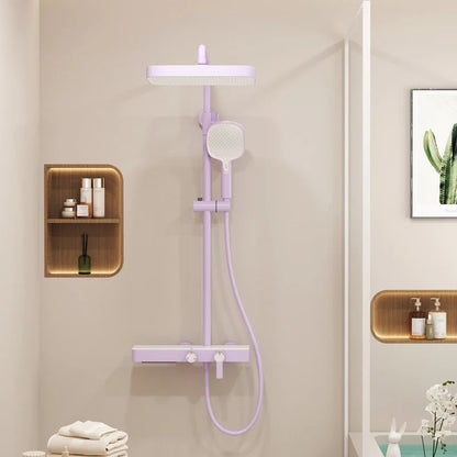 Shower Head Set Made Of High-Quality Copper Material And 304 Stainless Steel Shell With A Lifting Rotating Cute Cartoon Princess-Index Bath