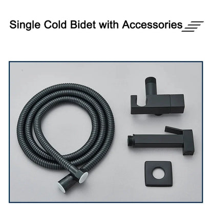 Stainless Steel Bidet Faucet Bathroom Single Toilet Bidet Sprayer-Bidet Faucet-Index Bath