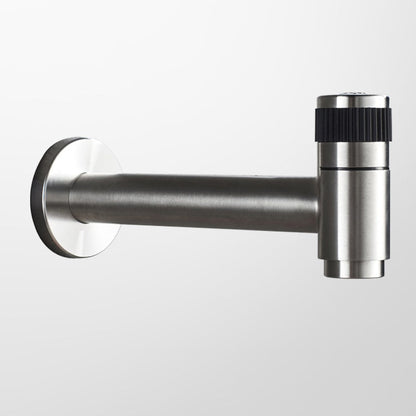 Basin Faucet - Stainless Steel Black Faucets Lengthen Outdoor Garden Faucet