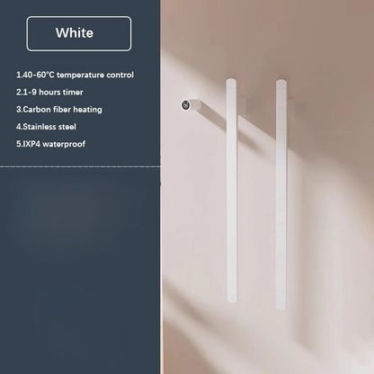 Stainless Steel Control Heated Warmer Smart Touch Towel Bathroom Rack