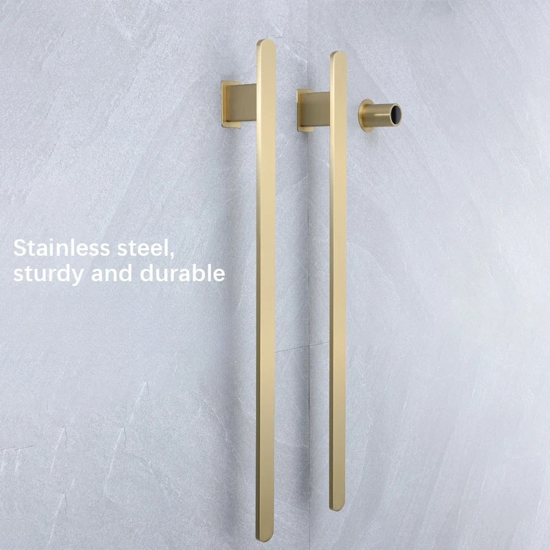 Stainless Steel Control Heated Warmer Smart Touch Towel Bathroom Rack