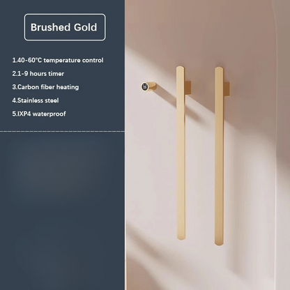 Stainless Steel Control Heated Warmer Smart Touch Towel Bathroom Rack