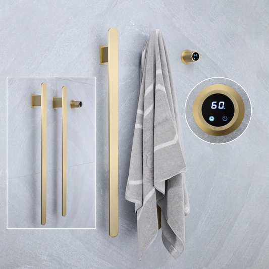 Stainless Steel Control Heated Warmer Smart Touch Towel Bathroom Rack