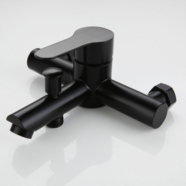 Basin Faucet - Stainless Steel Shower Faucets Triple Faucet Mixer Valve Nozzle Tap