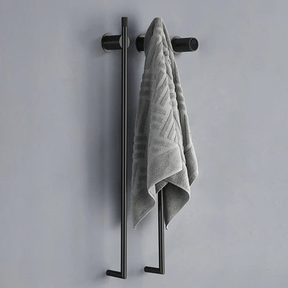 Bathroom Electric Bath Towel Rack Smart Temperature Time Control Towel Warmer Hidden Wires Heated Towel Rail