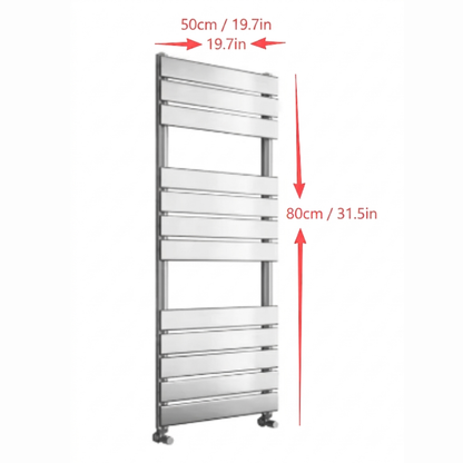 SUN-D2 Brass Heated Towel Warmer Luxury Bathroom Towel Radiator Rack-Towel Bars & Hooks-Index Bath