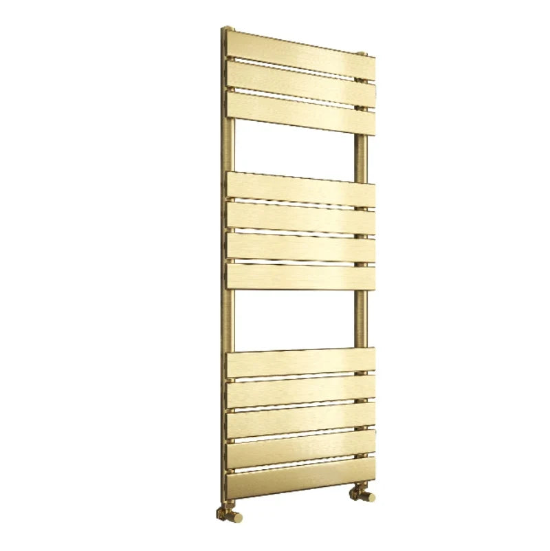 Hot Selling SUN-D2 Brushed Brass New Finishes Heated Towel Warmer Bathroom Towel Radiators-Index Bath