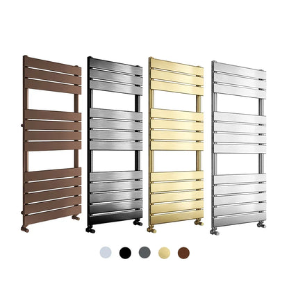 Hot Selling SUN-D2 Brushed Brass New Finishes Heated Towel Warmer Bathroom Towel Radiators-Index Bath