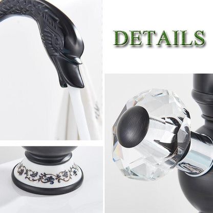Basin Faucet - Swan Basin Sink Faucet Bathroom Mixer Taps Swan Washbasin Faucets Tap