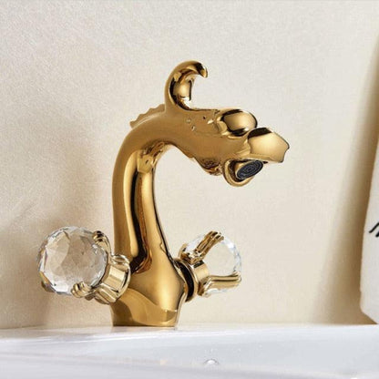 Basin Faucet - Swan Basin Sink Faucet Bathroom Mixer Taps Swan Washbasin Faucets Tap