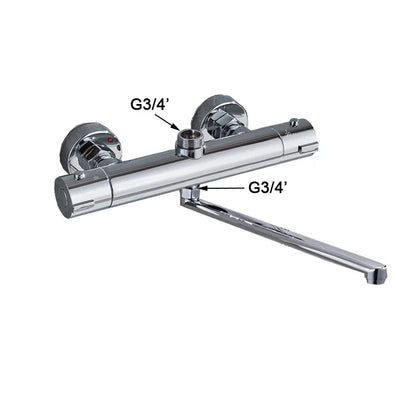 Thermostatic Shower Faucet Mixing Valve Bathtub Faucet with handle-Shower Faucet-Index Bath