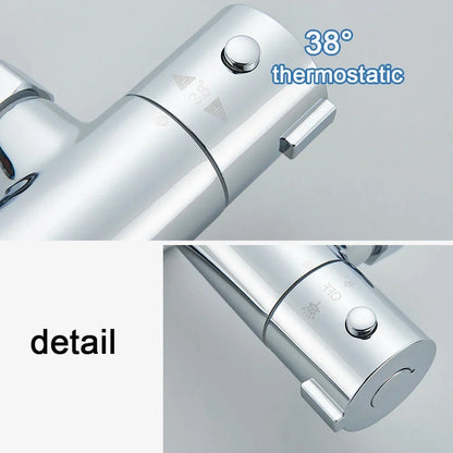Thermostatic Shower Faucet Mixing Valve Bathtub Faucet with handle-Shower Faucet-Index Bath