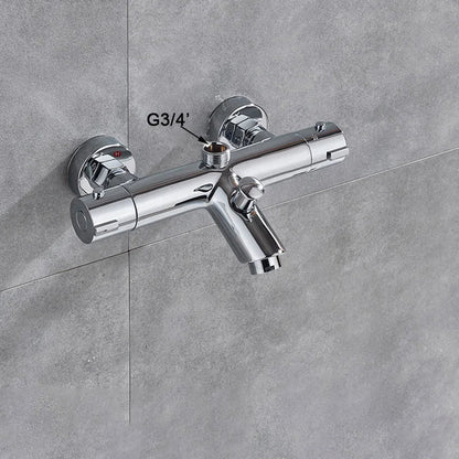 Thermostatic Shower Faucet Mixing Valve Bathtub Faucet with handle-Shower Faucet-Index Bath