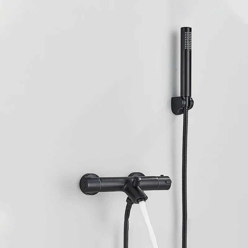 Thermostatic Shower Faucet Mixing Valve Bathtub Faucet with handle-Shower Faucet-Index Bath
