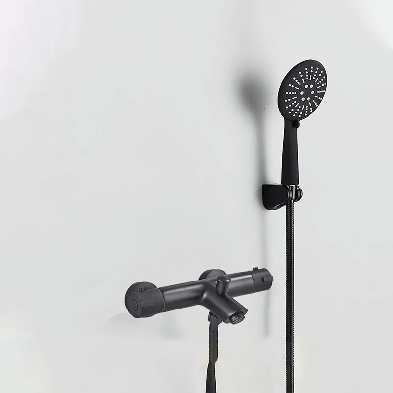 Thermostatic Shower Faucet Mixing Valve Bathtub Faucet with handle-Shower Faucet-Index Bath