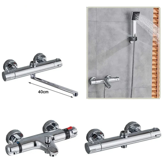 Thermostatic Shower Faucet Mixing Valve Bathtub Faucet with handle-Shower Faucet-Index Bath