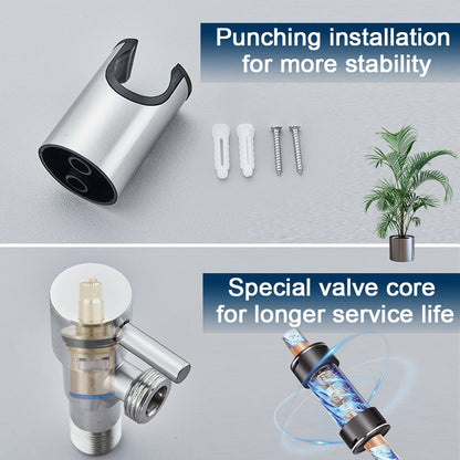 Toilet Bidet Sprayer Faucet Bathroom Stainless Steel Shower Bidet-Bidet Faucet-Index Bath