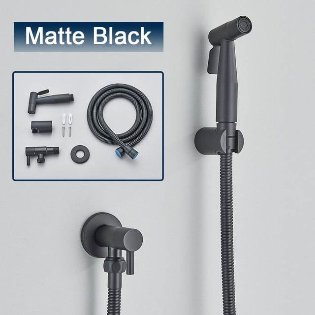 Toilet Bidet Sprayer Faucet Bathroom Stainless Steel Shower Bidet-Bidet Faucet-Index Bath