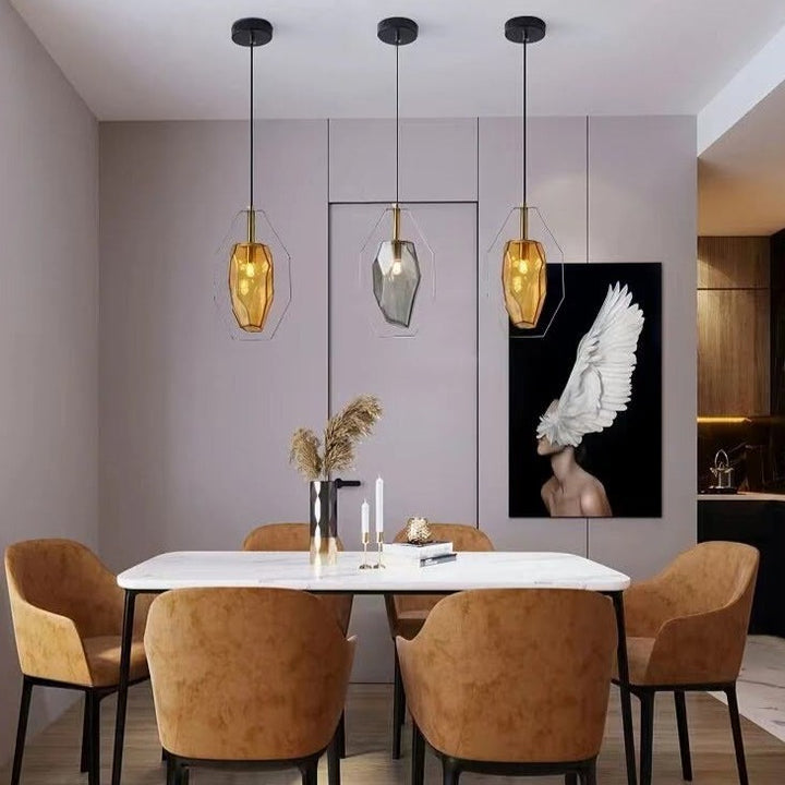 Stone Pendant Light – Modern Designer Suspension