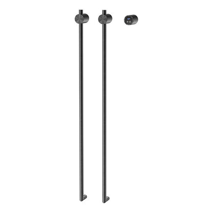 Vertical Style Bathroom Heated Towel Rack Electric Towel Drying Rack-Towel Bars & Hooks-Index Bath-Elegant Grey-110V-Index Bath