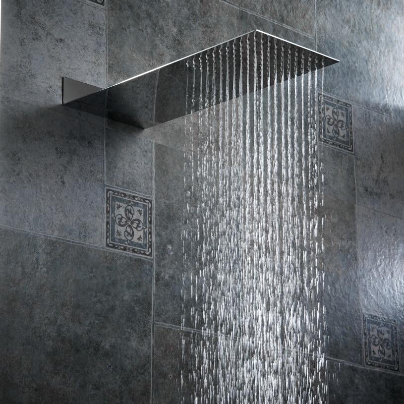 Shower Faucet - Wall Mount Concealed  Ultra Thin  Shower Head