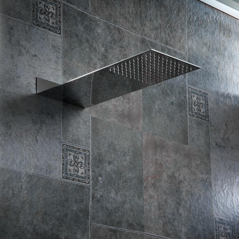 Shower Faucet - Wall Mount Concealed  Ultra Thin  Shower Head