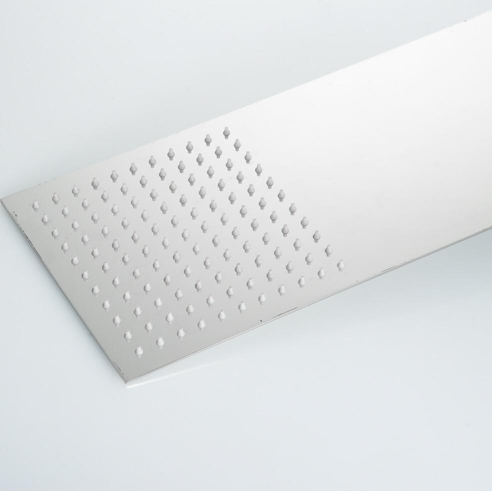 Shower Faucet - Wall Mount Concealed  Ultra Thin  Shower Head