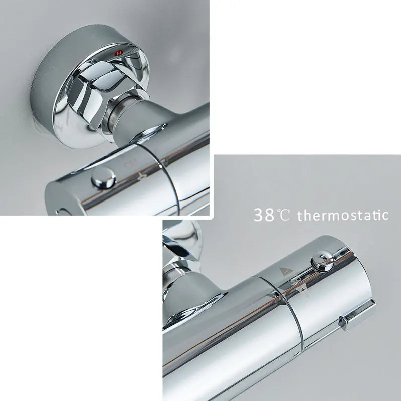 Wall Mounted Bath Faucet Long Spout Bathtub Mixer Faucet With Handheld-Shower Faucet-Index Bath-long spout full set-Index Bath