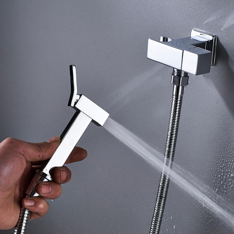 Bidet Faucet - Wall Mounted Single Handle Bidet Sprayer Set