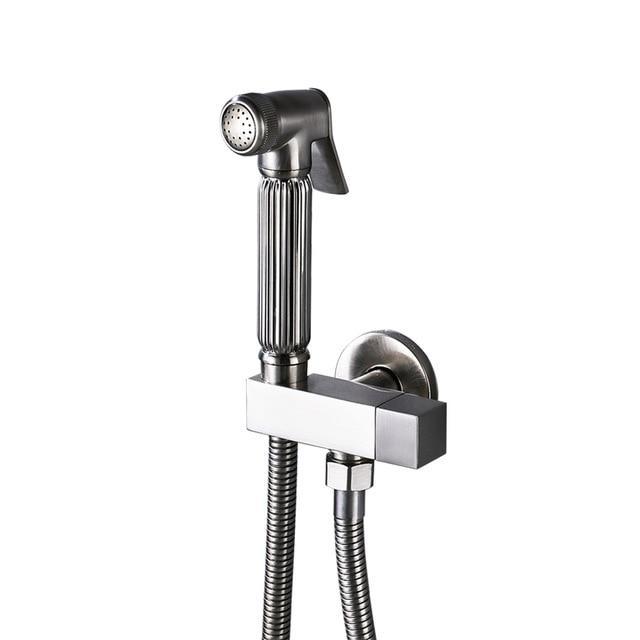 Bidet Faucet - Wall Mounted Single Handle Bidet Sprayer Set