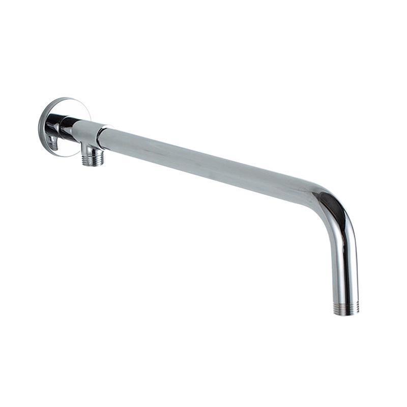 Rain Shower Heads - Wall Mounted Rainfall Ultrathin Showerhead With Shower Arm And Hose