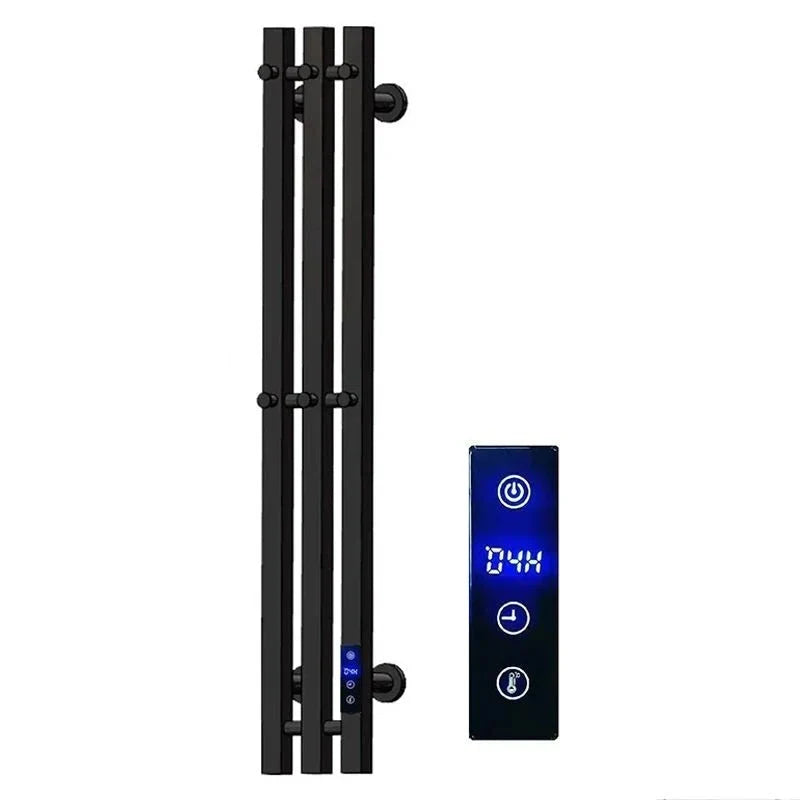 Electric Heated Towel Rack Wall Mounted Bathroom Towel Warmer Dryer Heater 3 Bars Timer Touch Control WiFi Energy Saving-Index Bath
