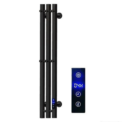 Electric Heated Towel Rack Wall Mounted Bathroom Towel Warmer Dryer Heater 3 Bars Timer Touch Control WiFi Energy Saving-Index Bath