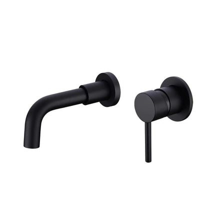 Wall Mounted Faucet Single Handle Bathroom Mixer Tap