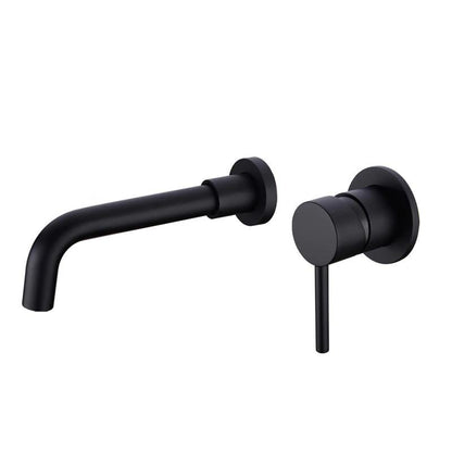 Wall Mounted Faucet Single Handle Bathroom Mixer Tap