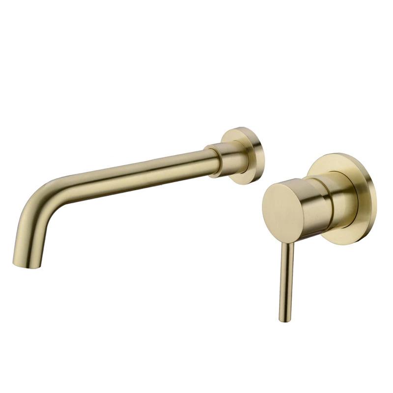 Wall Mounted Faucet Single Handle Bathroom Mixer Tap
