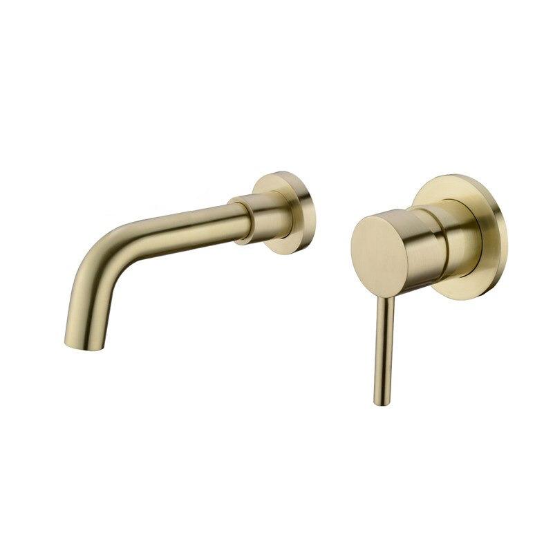 Wall Mounted Faucet Single Handle Bathroom Mixer Tap