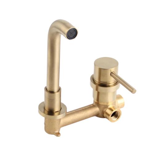 Wall Mounted Faucet Single Handle Bathroom Mixer Tap