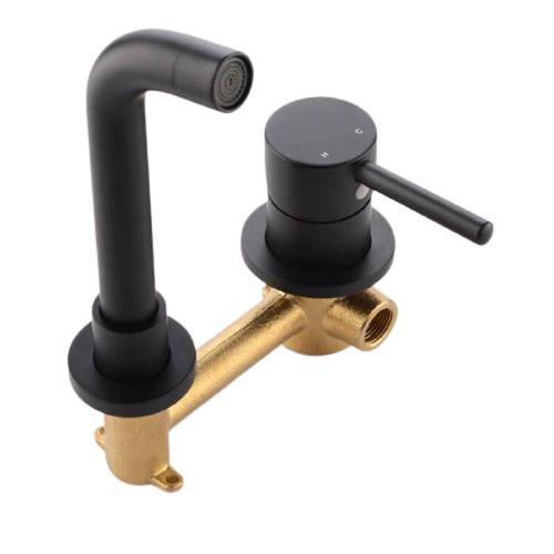Wall Mounted Faucet Single Handle Bathroom Mixer Tap