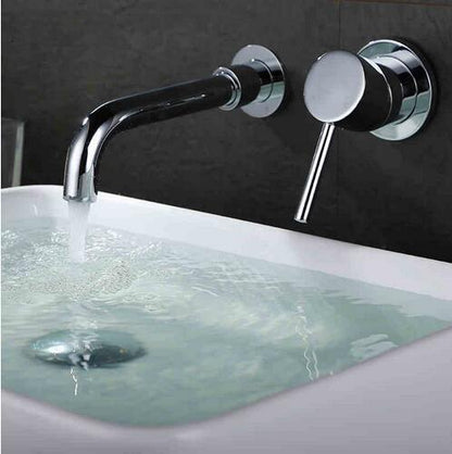 Wall Mounted Faucet Single Handle Bathroom Mixer Tap