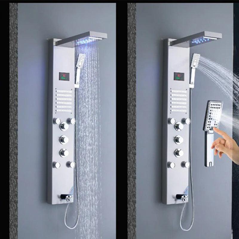 Waterfall Shower Panel Faucet LED Light Body Massage Jets-Shower Faucet-Index Bath