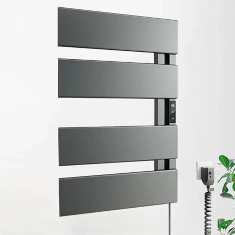 Electric Towel Warmer Wall-Mounted Towel Heater with Built-in Timer, Waterproof Aluminum Towel Warmer for Bathroom-Index Bath