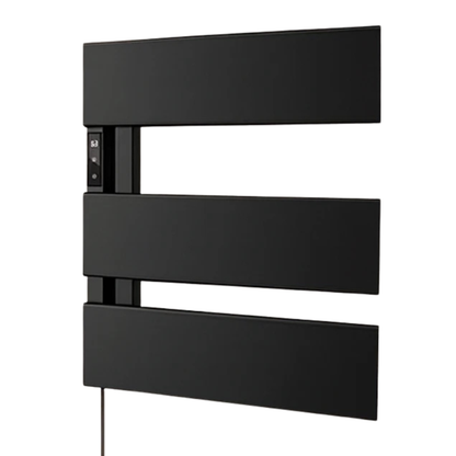 Electric Towel Warmer Wall-Mounted Towel Heater with Built-in Timer, Waterproof Aluminum Towel Warmer for Bathroom-Index Bath