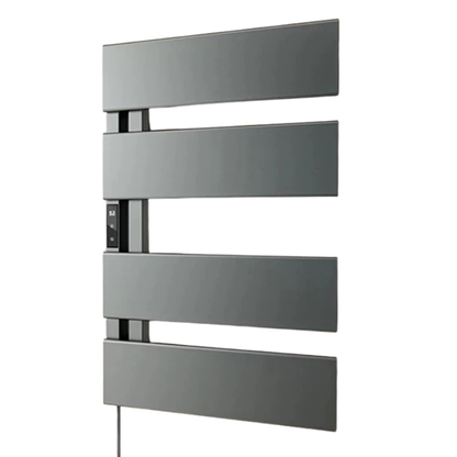 Electric Towel Warmer Wall-Mounted Towel Heater with Built-in Timer, Waterproof Aluminum Towel Warmer for Bathroom-Index Bath