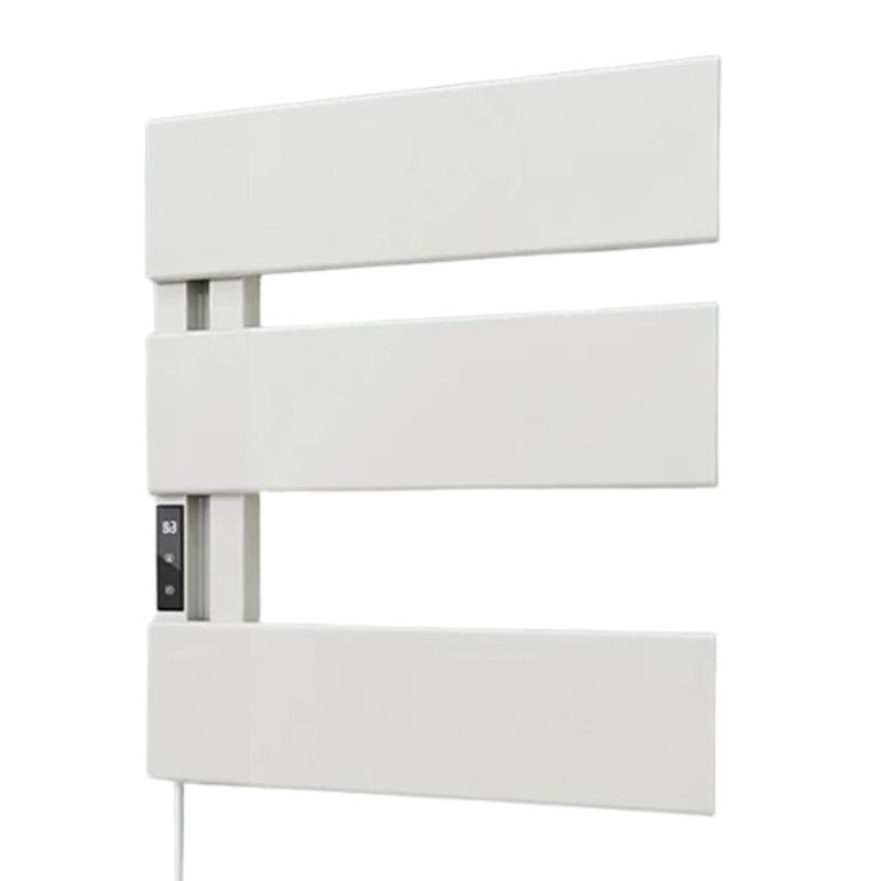 Electric Towel Warmer Wall-Mounted Towel Heater with Built-in Timer, Waterproof Aluminum Towel Warmer for Bathroom-Index Bath